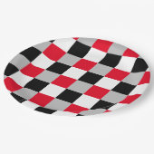 Bearbeiten von Prüfbrettmustern Pappteller (Schrägansicht)