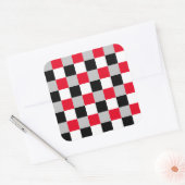 Bearbeiten von Prüfbrettmustern Quadratischer Aufkleber (Umschlag)