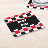 Bearbeiten von Prüfbrettmustern Rechteckiger Pappuntersetzer (angewinkelt)