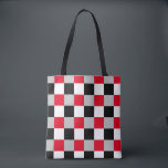 Bearbeiten von Prüfbrettmustern Tasche<br><div class="desc">Ein buntes bearbeitbares Schachbrett oder Gingham Muster.</div>