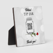 Bearbeiten von QR-Code Tip Jar und Rose Fotoplatte (Vorderseite)