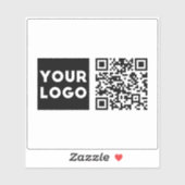 Bearbeiten von QR-Code und Ihr Firmenlogo oder -Im Aufkleber (Blatt)