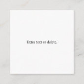 Bearbeiten von QR-Code und Ihr Firmenlogo oder -Im Begleitkarte (Rückseite)