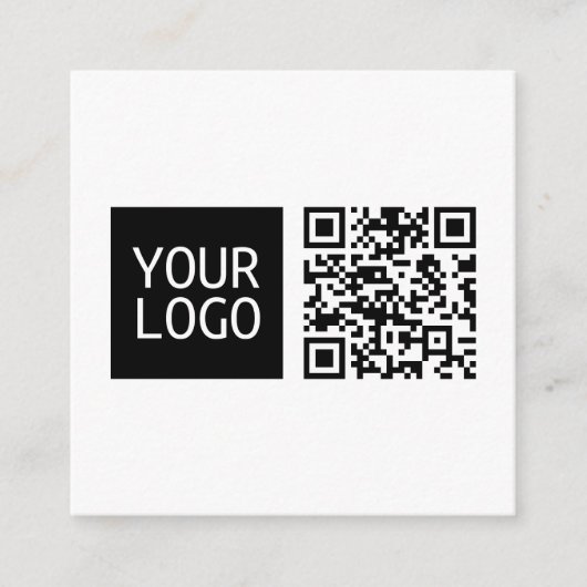 Bearbeiten von QR-Code und Ihr Firmenlogo oder -Im Begleitkarte (Vorderseite)