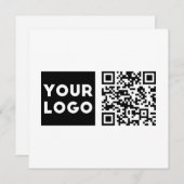 Bearbeiten von QR-Code und Ihr Firmenlogo oder -Im Dankeskarte (Vorne/Hinten)