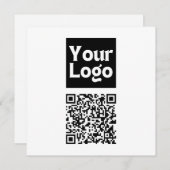 Bearbeiten von QR-Code und Ihr Firmenlogo oder -Im Dankeskarte (Vorne/Hinten)