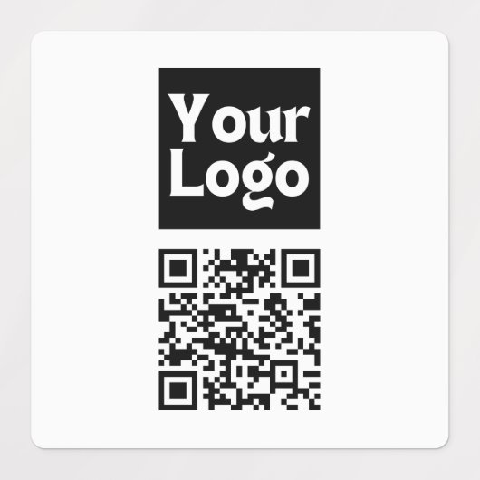 Bearbeiten von QR-Code und Ihr Firmenlogo oder -Im Etiketten (Design 1)