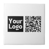 Bearbeiten von QR-Code und Ihr Firmenlogo oder -Im Fliese (Vorderseite)