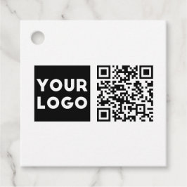 Bearbeiten von QR-Code und Ihr Firmenlogo oder -Im Geschenkanhänger