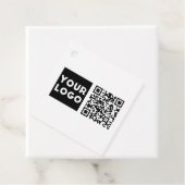 Bearbeiten von QR-Code und Ihr Firmenlogo oder -Im Geschenkanhänger (Beispiel)