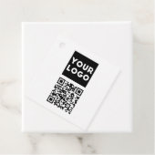 Bearbeiten von QR-Code und Ihr Firmenlogo oder -Im Geschenkanhänger (Beispiel)