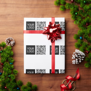 Bearbeiten von QR-Code und Ihr Firmenlogo oder -Im Geschenkpapier