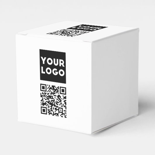 Bearbeiten von QR-Code und Ihr Firmenlogo oder -Im Geschenkschachtel (Vorderseite)