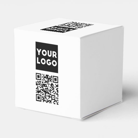 Bearbeiten von QR-Code und Ihr Firmenlogo oder -Im Geschenkschachtel (Rückseite)