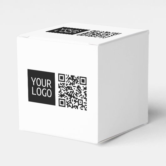 Bearbeiten von QR-Code und Ihr Firmenlogo oder -Im Geschenkschachtel (Vorderseite)