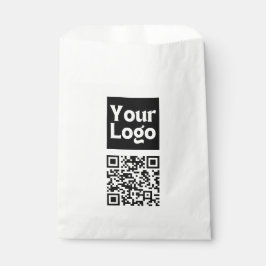 Bearbeiten von QR-Code und Ihr Firmenlogo oder -Im Geschenktütchen