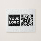 Bearbeiten von QR-Code und Ihr Firmenlogo oder -Im Puzzle (Horizontal)