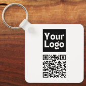 Bearbeiten von QR-Code und Ihr Firmenlogo oder -Im Schlüsselanhänger (Vorderseite)