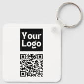 Bearbeiten von QR-Code und Ihr Firmenlogo oder -Im Schlüsselanhänger (Rückseite)