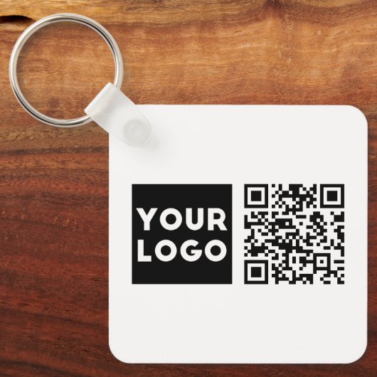 Bearbeiten von QR-Code und Ihr Firmenlogo oder -Im Schlüsselanhänger (Vorderseite)