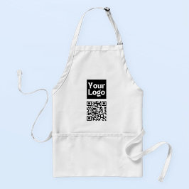 Bearbeiten von QR-Code und Ihr Firmenlogo oder -Im Schürze