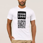 Bearbeiten von QR-Code und Ihr Firmenlogo oder -Im T-Shirt (Vorderseite)