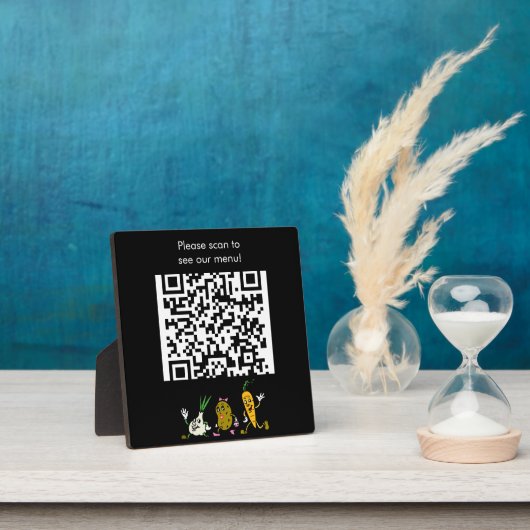 Bearbeiten von QR-Code und Logo-Menü Plaque Fotoplatte (InSitu)