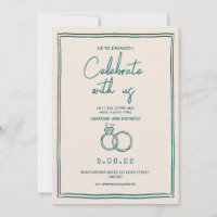 Bearbeiten von Retro Contemporary Verlobung