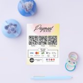 Bearbeiten von Scans zum Pay-Sign - QR-Code-Vorlag Flyer (Einzeln)