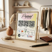 Bearbeiten von Scans zum Pay-Sign - QR-Code-Vorlag Flyer
