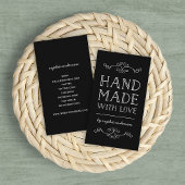 Bearbeiten von Schnörkeln mit Liebe Visitenkarte