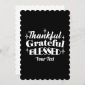 Bearbeiten von Sparkling-Erntedank-Quotierungen Feiertagskarte (Vorne/Hinten)