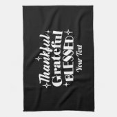 Bearbeiten von Sparkling-Erntedank-Quotierungen Geschirrtuch (Vertikal)