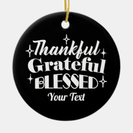 Bearbeiten von Sparkling-Erntedank-Quotierungen Keramik Ornament