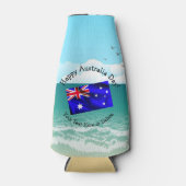 Bearbeiten von Text, der Australien Day Flag Beach Flaschenkühler (Vorderseite)