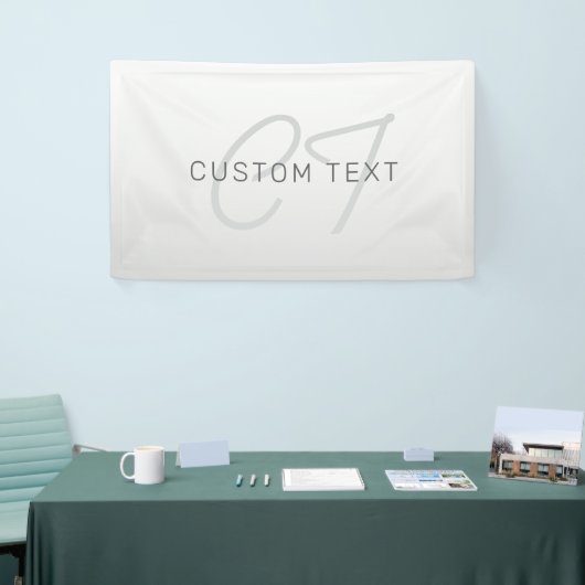 Bearbeiten von Text für Unternehmen, Gruß oder Nam Banner (Messeveranstaltung)