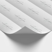 Bearbeiten von Text für Unternehmen, Gruß oder Nam Geschenkpapier (Ecke)