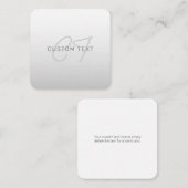 Bearbeiten von Text für Unternehmen, Gruß oder Nam Mitteilungskarte (Vorne/Hinten)