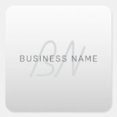 Bearbeiten von Text für Unternehmen, Gruß oder Nam Quadratischer Aufkleber (Vorderseite)