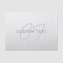 Bearbeiten von Text für Unternehmen, Gruß oder Nam Seidenpapier