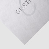 Bearbeiten von Text für Unternehmen, Gruß oder Nam Seidenpapier (Ausschnitt)