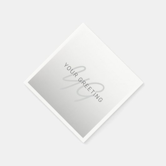 Bearbeiten von Text für Unternehmen, Gruß oder Nam Serviette (Ecke)