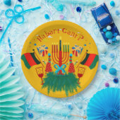 Bearbeiten von Text im Kwanzaa-Party 9" Pappteller (Party)