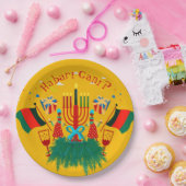 Bearbeiten von Text im Kwanzaa-Party 9" Pappteller (Party)