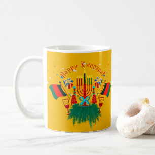 Bearbeiten von Text im Kwanzaa-Party Kaffeetasse