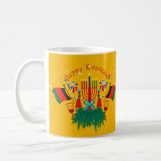 Bearbeiten von Text im Kwanzaa-Party Kaffeetasse (Links)