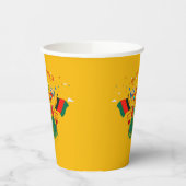 Bearbeiten von Text im Kwanzaa-Party Pappbecher (Links)