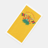Bearbeiten von Text im Kwanzaa-Party Serviette (Ecke)