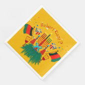 Bearbeiten von Text im Kwanzaa-Party Serviette (Ecke)