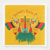 Bearbeiten von Text im Kwanzaa-Party Serviette (Vorderseite)